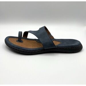 B.O.C. BORN Concept Laurina Flip Flop Women's Size 11‎ M Blue Leather Sandal